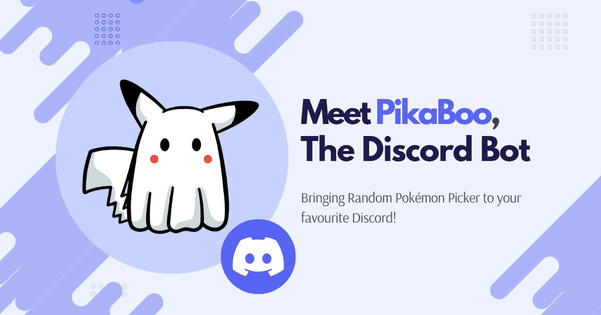Meet PikaBoo: The Random Pokémon Picker, Now on Discord