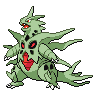 Mega Tyranitar front sprites