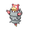 Mega Slowbro front sprites