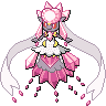 Mega Diancie front sprites