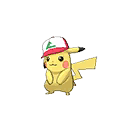 Original Cap Pikachu front sprites