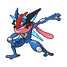 Battle Bond Greninja front sprites