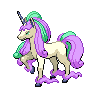 Galarian Rapidash front sprites