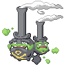 Galarian Weezing front sprites