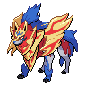 Crowned Zamazenta front sprites