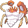 Gigantamax Kingler front sprites