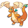 Mega Dragonite front sprites
