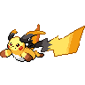 Mega Raichu X front sprites