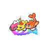 Mega Stretchy Tatsugiri front sprites