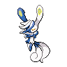 Mega Meowstic front sprites