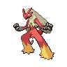Blaziken front sprites