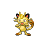 Meowth front sprites