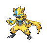 Zeraora front sprites