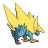 Mega Manectric back sprites