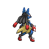 Mega Lucario back sprites