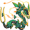 Mega Rayquaza back sprites