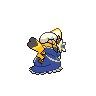 Pikachu Belle back sprites
