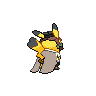 Pikachu Ph.D. back sprites