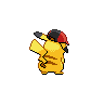 Hoenn Cap Pikachu back sprites