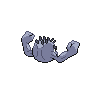 Alolan Geodude back sprites