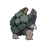 Alolan Golem back sprites