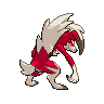 Midnight Lycanroc back sprites