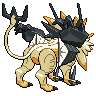 Dusk Necrozma back sprites