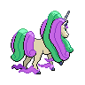 Galarian Rapidash back sprites