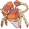 Gigantamax Kingler back sprites