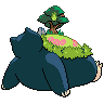 Gigantamax Snorlax back sprites