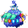 Stellar Form Terapagos back sprites