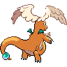 Mega Dragonite back sprites