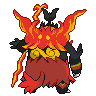 Mega Emboar back sprites