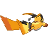Mega Raichu X back sprites