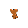 Teddiursa back sprites