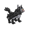 Mightyena back sprites