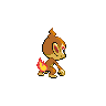 Chimchar back sprites