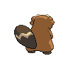Bibarel back sprites