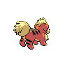 Growlithe back sprites