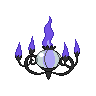 Chandelure back sprites
