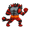 Incineroar back sprites