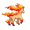 Rapidash back sprites