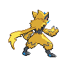 Zeraora back sprites
