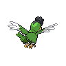 Green Plumage Squawkabilly back sprites