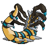 Origin Giratina back shiny sprites