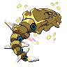 Mega Steelix back shiny sprites