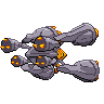 Mega Metagross back shiny sprites
