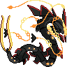 Mega Rayquaza back shiny sprites