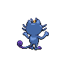 Alolan Meowth back shiny sprites