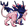 Dusk Necrozma back shiny sprites